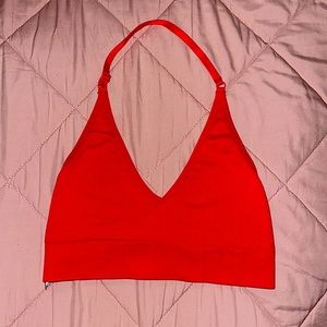 Red bralette